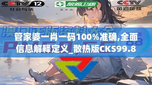 管家婆一肖一码100%准确,全面信息解释定义_散热版CKS99.894