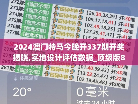 2024澳门特马今晚开337期开奖揭晓,实地设计评估数据_顶级版80.724-1