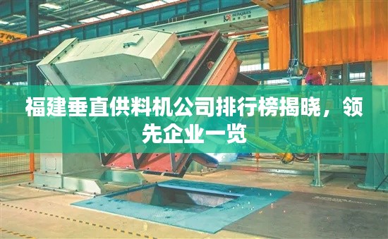 福建垂直供料机公司排行榜揭晓，领先企业一览