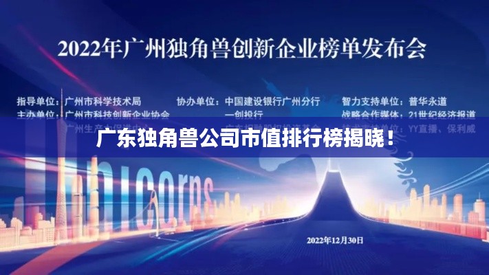 广东独角兽公司市值排行榜揭晓！