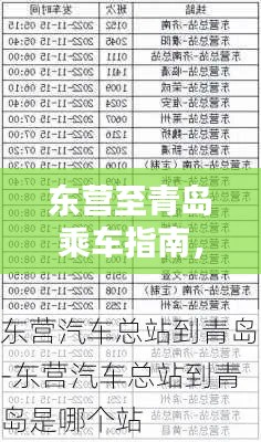 东营至青岛乘车指南，最新攻略速览