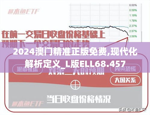 2024澳门精准正版免费,现代化解析定义_L版ELL68.457