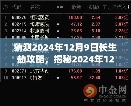 揭秘长生劫攻略，游戏通关策略大解析，预测2024年12月9日攻略揭秘！
