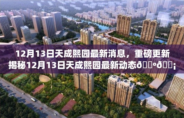 揭秘最新动态，12月13日天成熙园重磅更新消息
