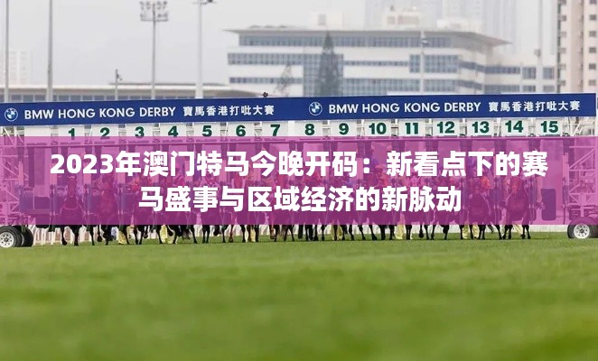 2023年澳门特马今晚开码：新看点下的赛马盛事与区域经济的新脉动