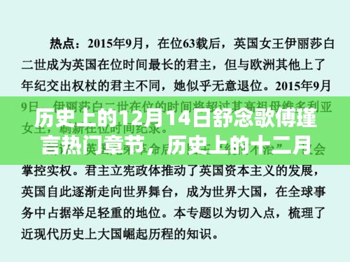 历史上的12月14日，舒念歌傅瑾言热门章节与踏歌自然之旅的宁静港湾