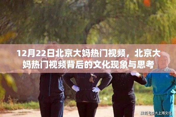 北京大妈热门视频背后的文化现象探讨，12月22日热门视频分析