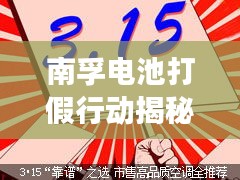 南孚电池打假行动揭秘，保护消费者权益，共建诚信市场！