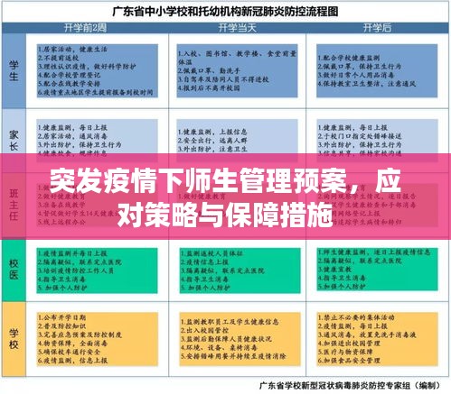 突发疫情下师生管理预案，应对策略与保障措施