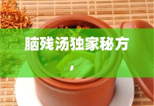 脑残汤独家秘方， 