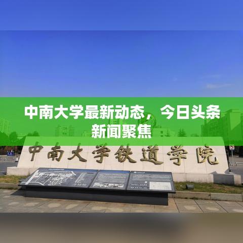 中南大学最新动态，今日头条新闻聚焦