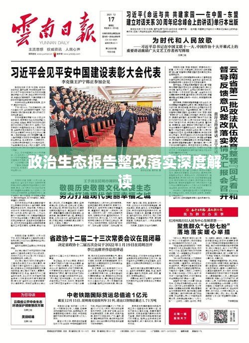政治生态报告整改落实深度解读