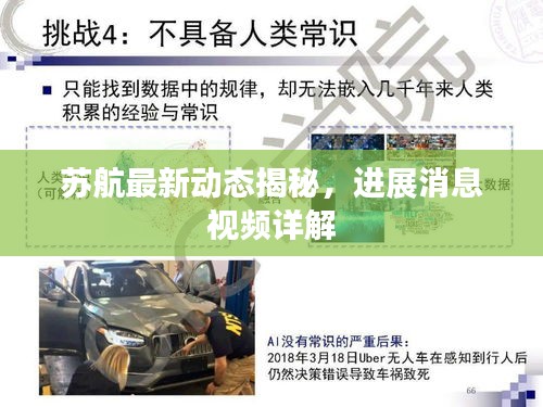 苏航最新动态揭秘，进展消息视频详解