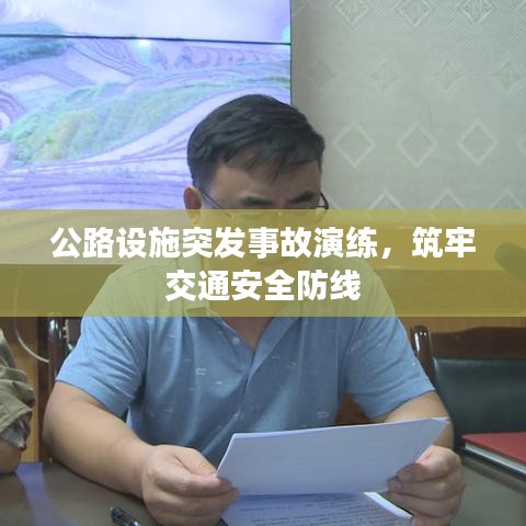 公路设施突发事故演练，筑牢交通安全防线