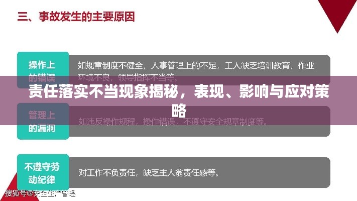 责任落实不当现象揭秘，表现、影响与应对策略