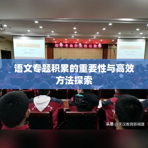 语文专题积累的重要性与高效方法探索