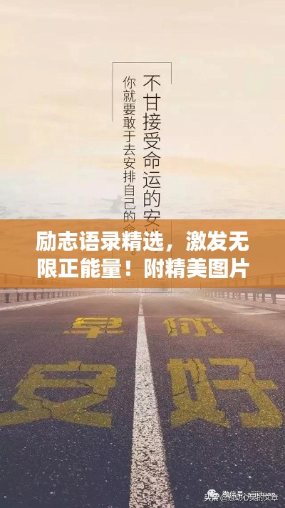 励志语录精选，激发无限正能量！附精美图片