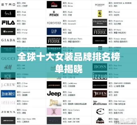 全球十大女装品牌排名榜单揭晓