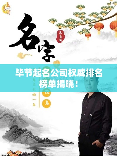 毕节起名公司权威排名榜单揭晓！