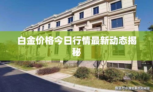 白金价格今日行情最新动态揭秘