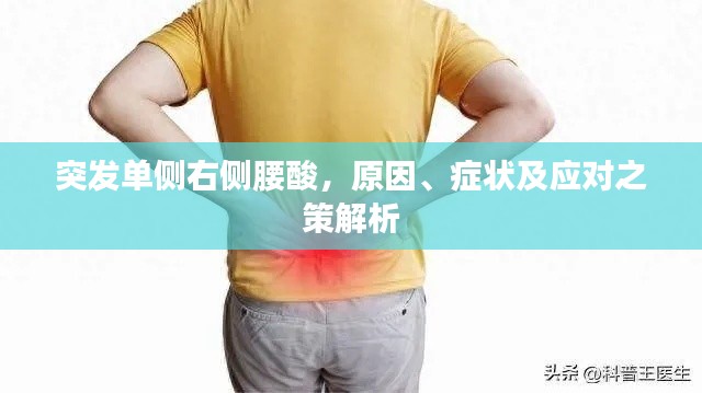 突发单侧右侧腰酸，原因、症状及应对之策解析