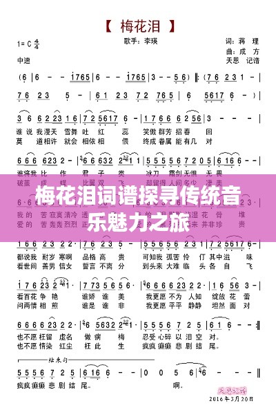 梅花泪词谱探寻传统音乐魅力之旅