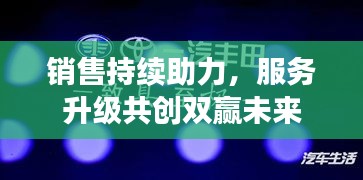 销售持续助力，服务升级共创双赢未来