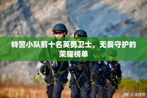 特警小队前十名英勇卫士，无畏守护的荣耀榜单