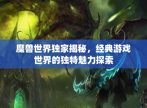 魔兽世界独家揭秘，经典游戏世界的独特魅力探索