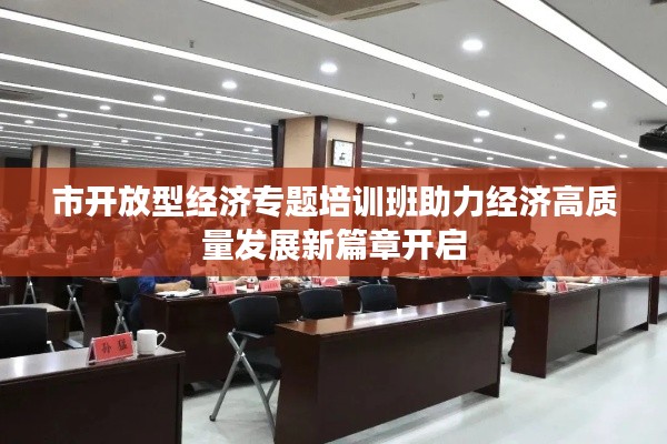 市开放型经济专题培训班助力经济高质量发展新篇章开启